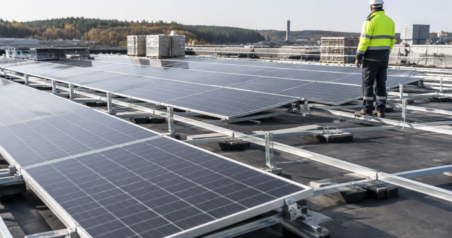 Kan ett befintligt tak bära solceller eller nya installationer?