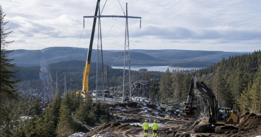 Sju mil 400 kV-ledning ska byggas i befintlig ledningsgata